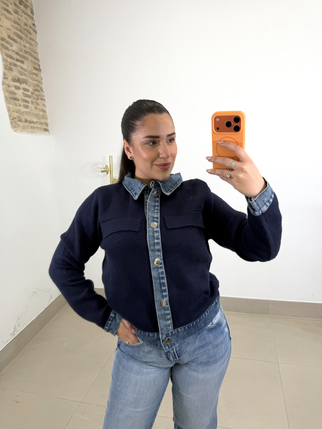 Rebeca combinado punto vaquero