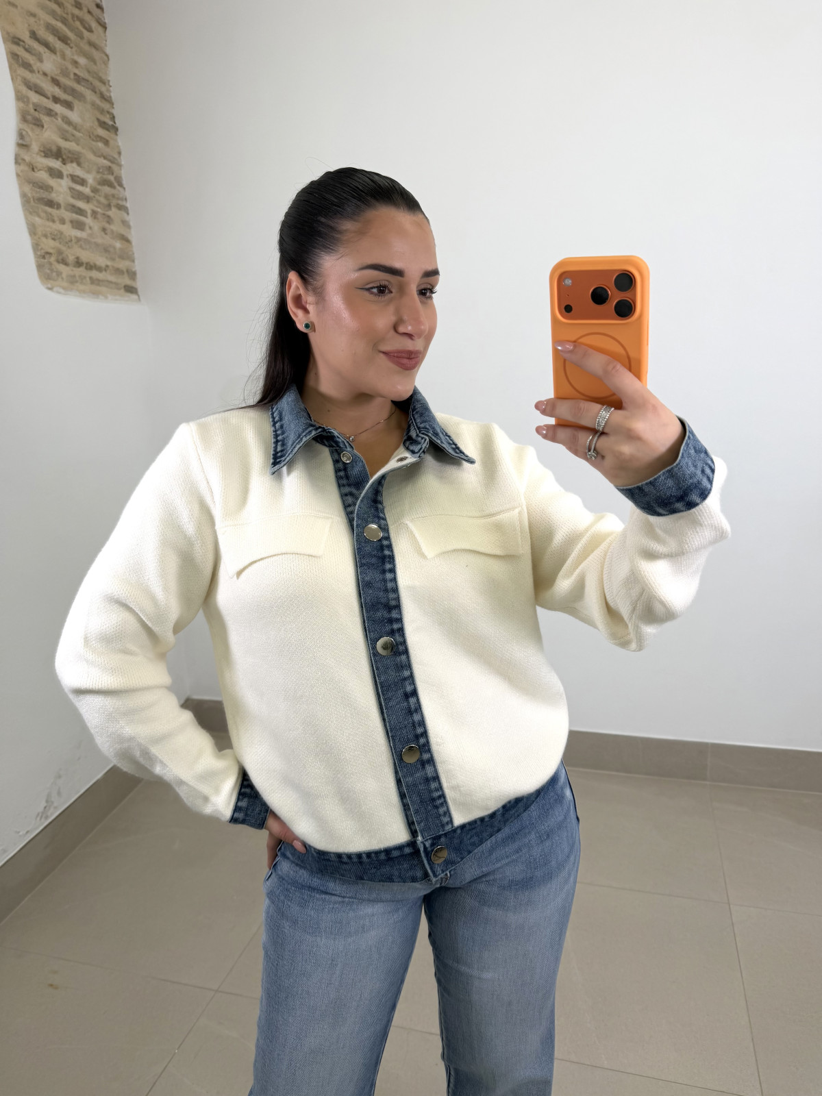 Rebeca combinado punto vaquero