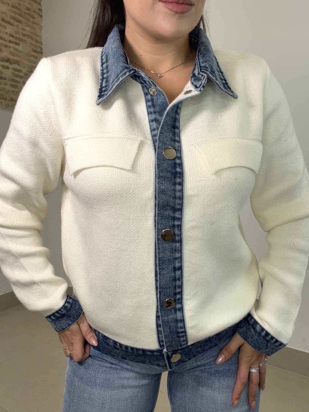 Rebeca combinado punto vaquero