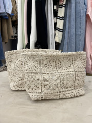 neceser perforado beige