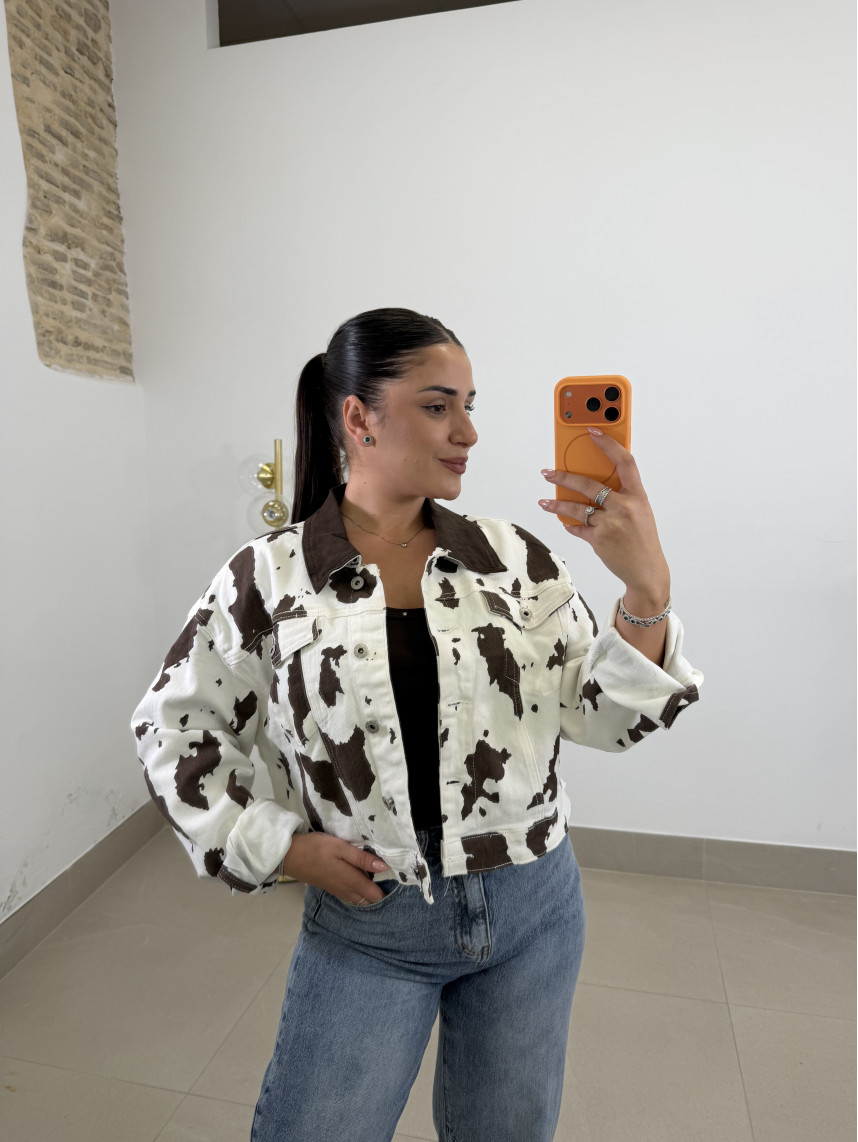 chaqueta vaquera vaca