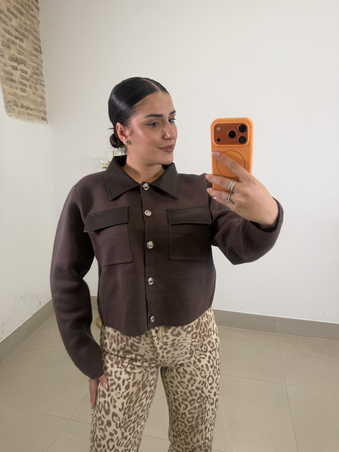 Vaquero animal print tonos neutros