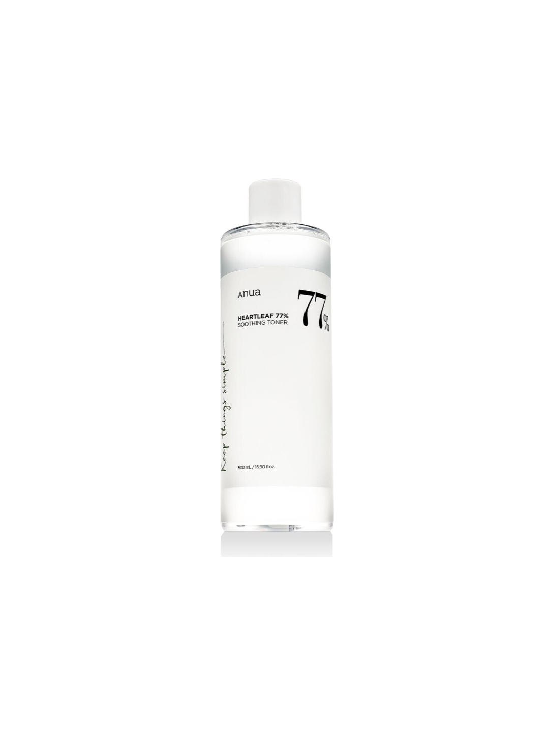 HEARTLEAF 77% SOOTHING TONER 500ml