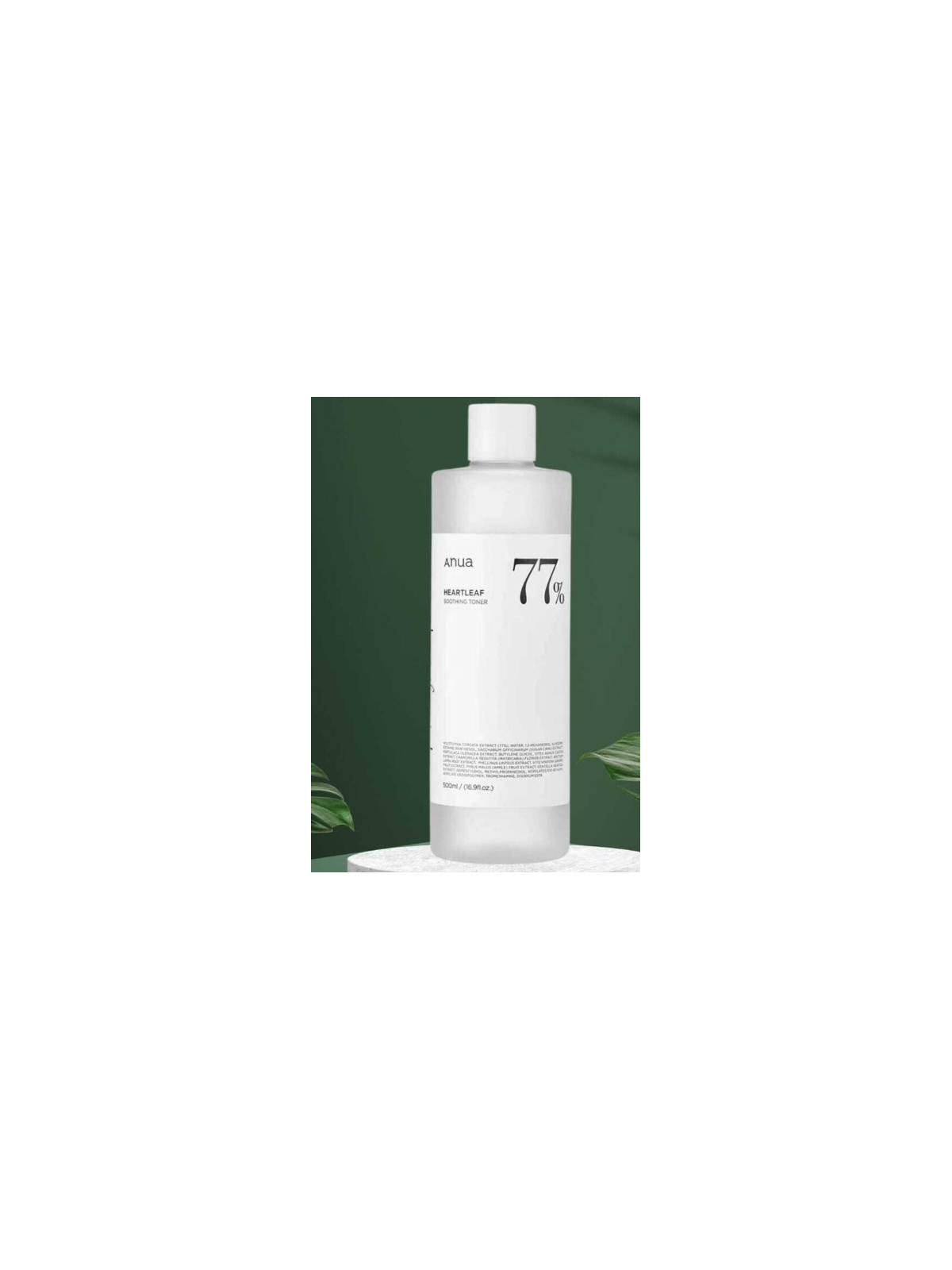 HEARTLEAF 77% SOOTHING TONER 500ml