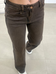 Vaquero recto marron