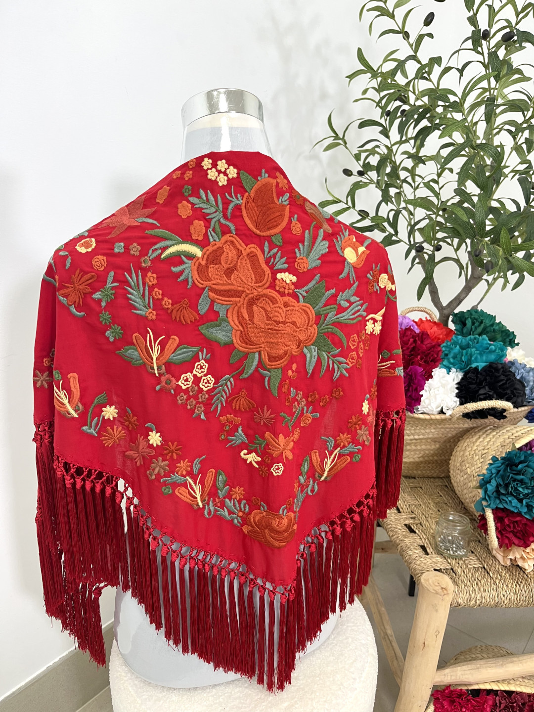 Mantón rojo 1