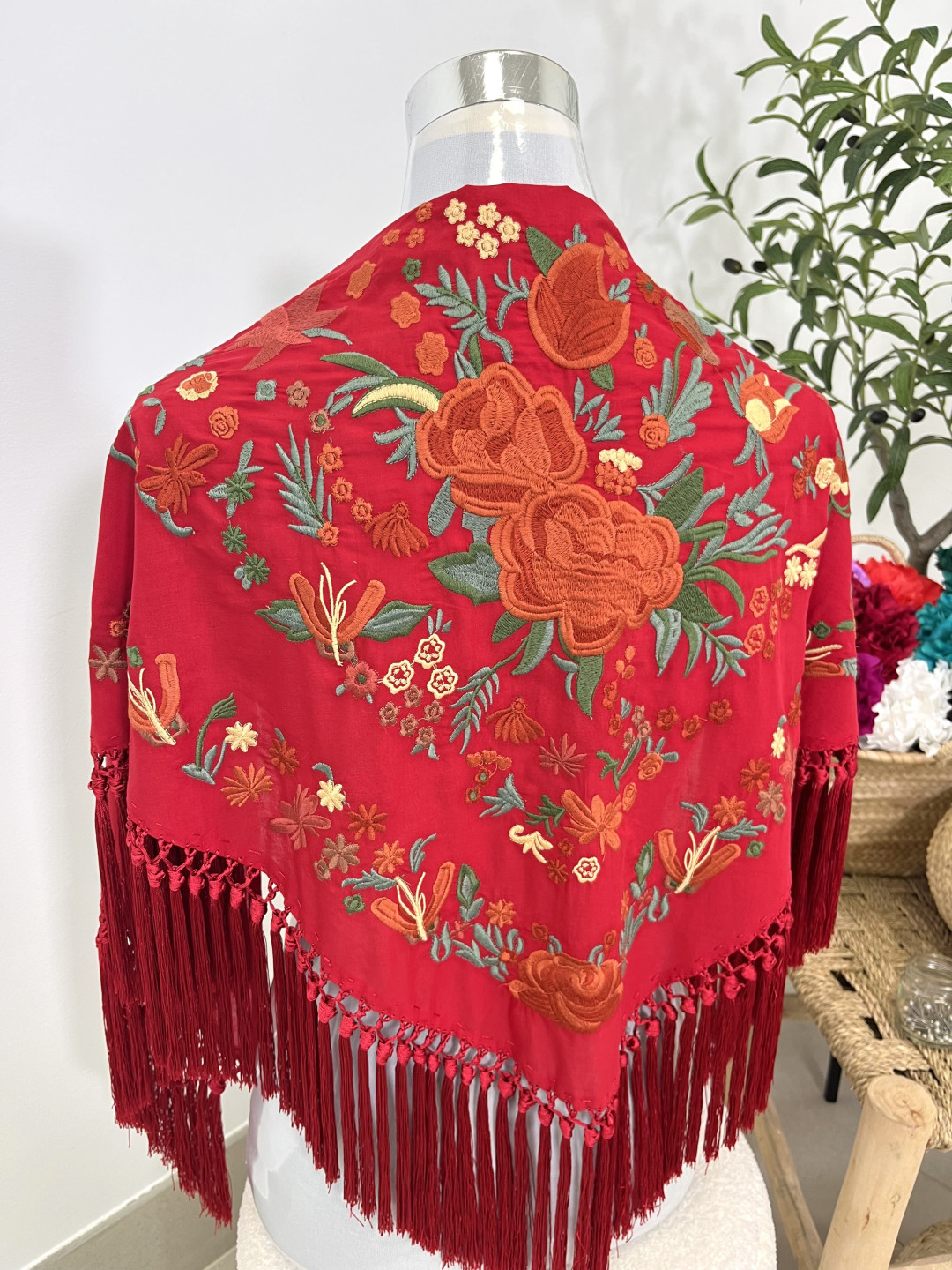 Mantón rojo 1