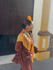 Mantón amarillo/naranja 1