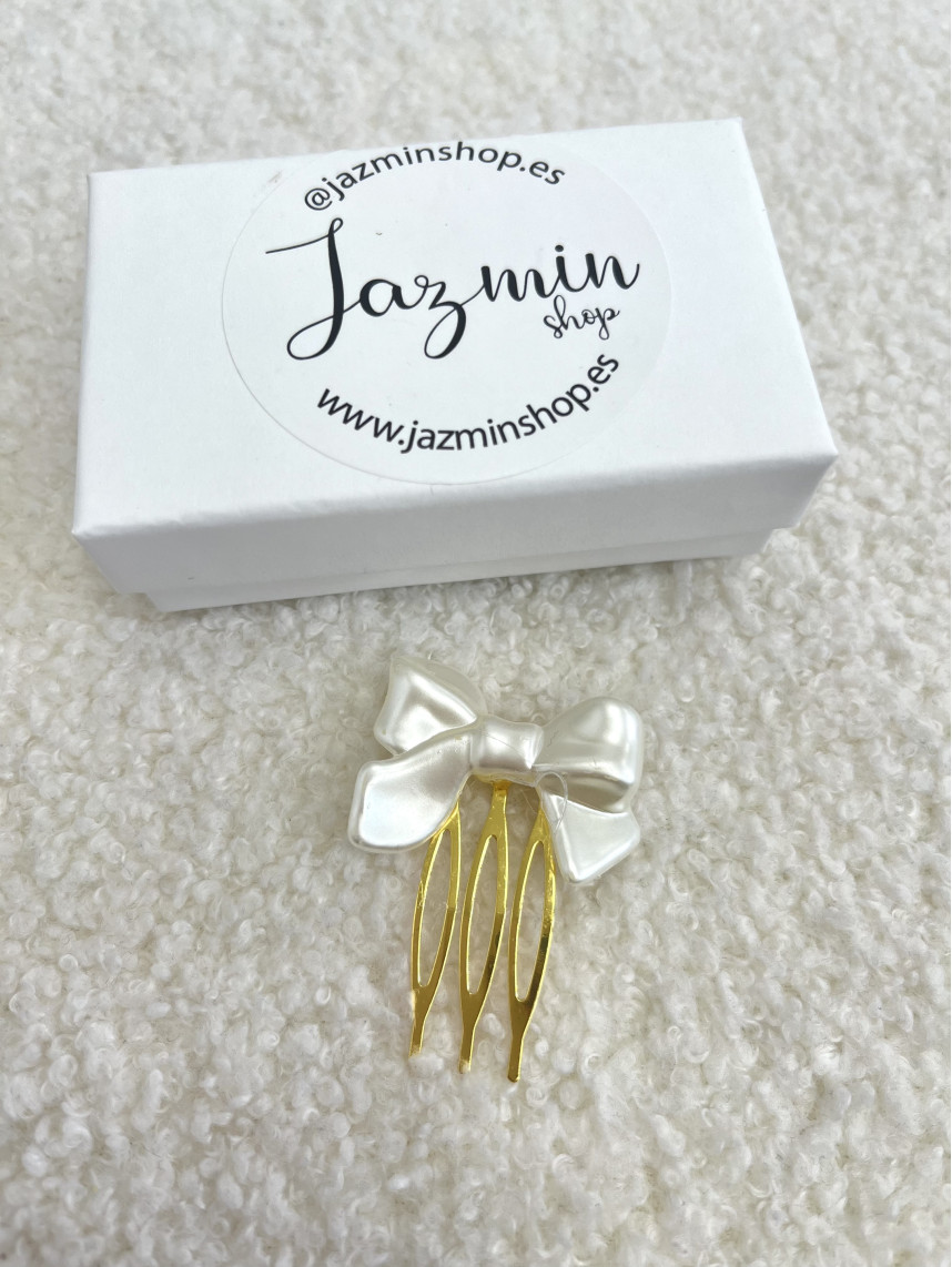 peinas lazos perlado