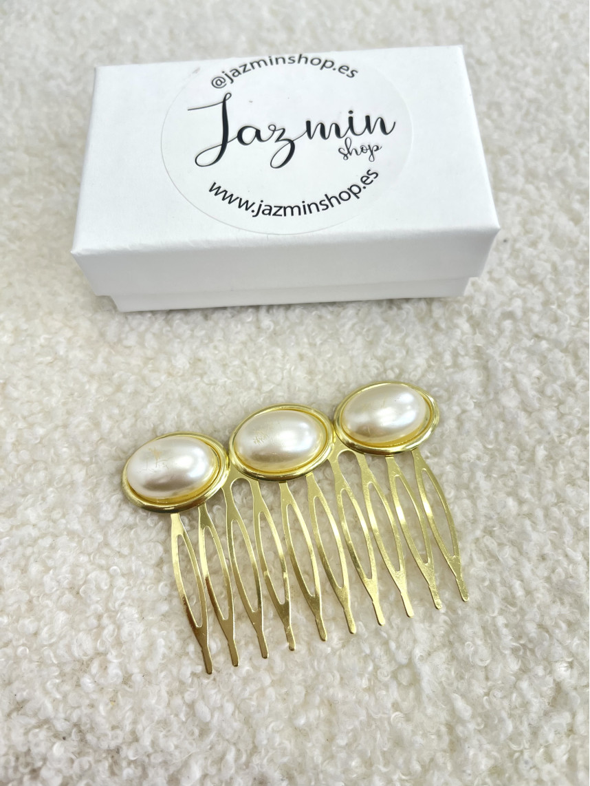 peinas perlas triple