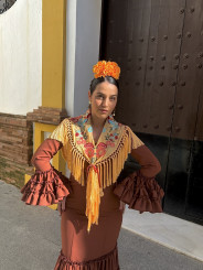 Vestido cordoba marron