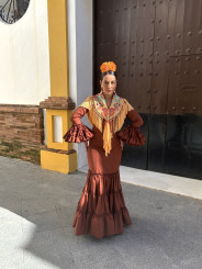 Vestido cordoba marron