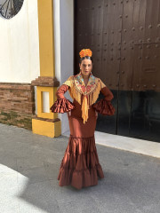 Vestido cordoba marron