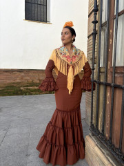 Vestido cordoba marron