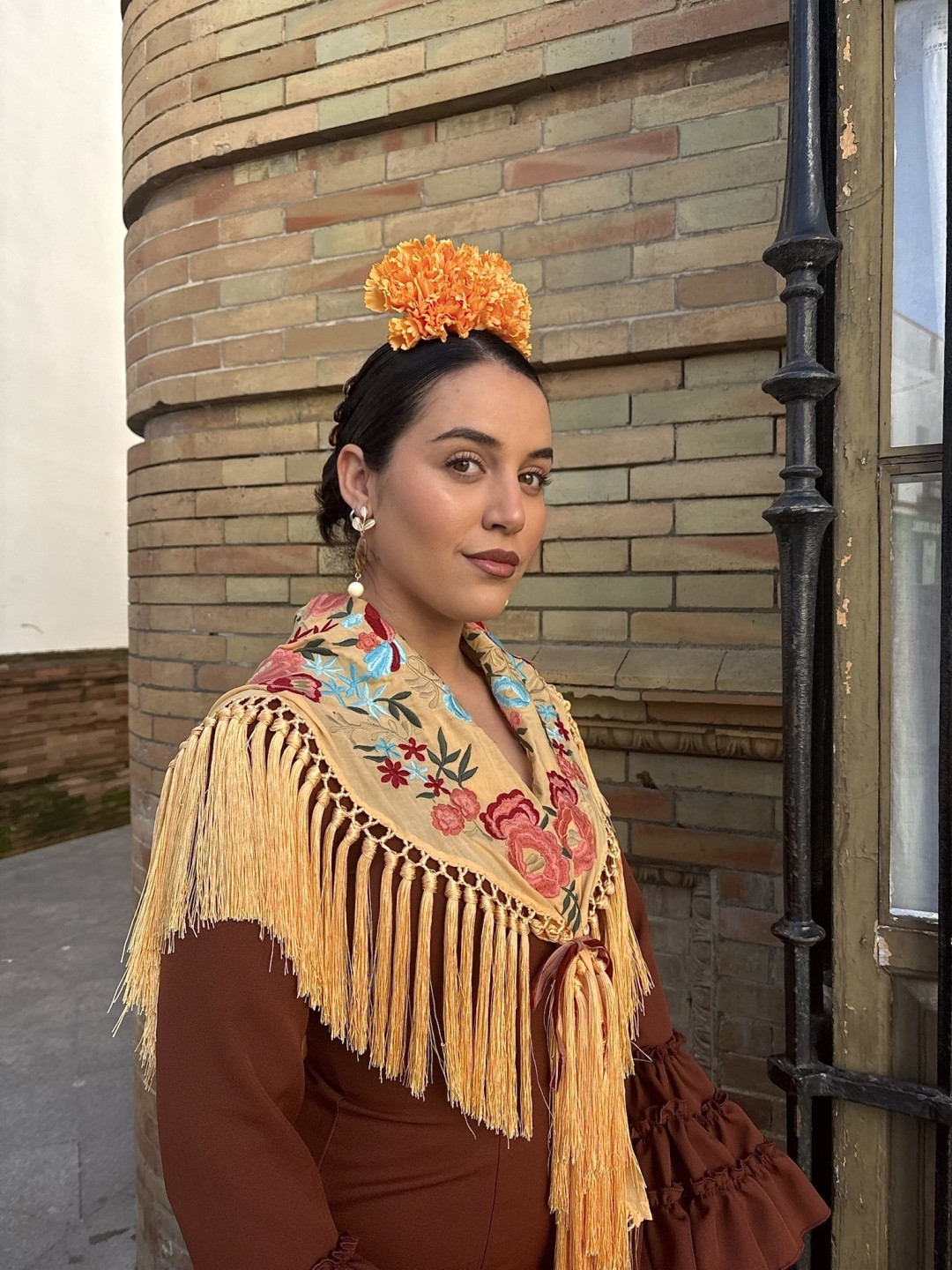 Vestido cordoba marron