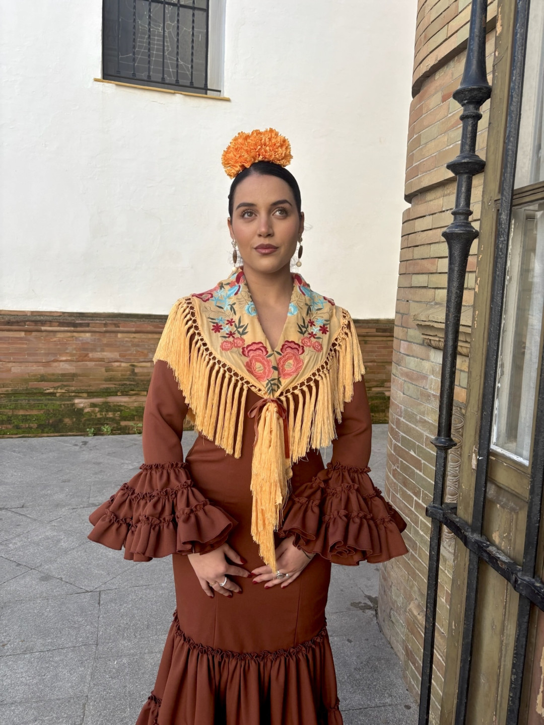 Vestido cordoba marron