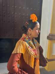 Vestido cordoba marron