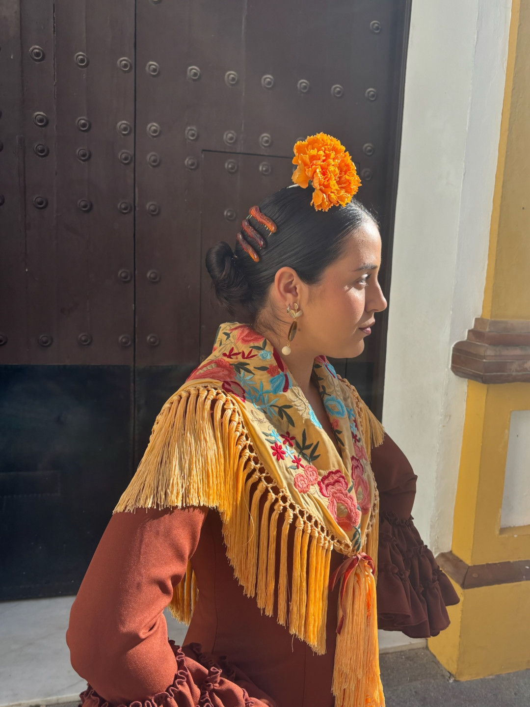 Vestido cordoba marron