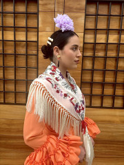 Vestido cordoba mandarina