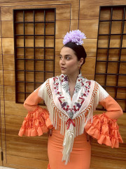 Vestido cordoba mandarina