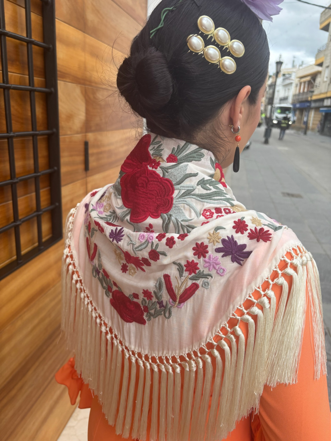 Vestido cordoba mandarina