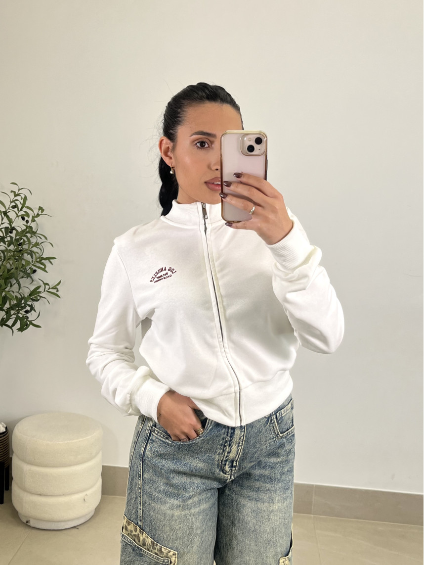 Sudadera cremallera los angeles