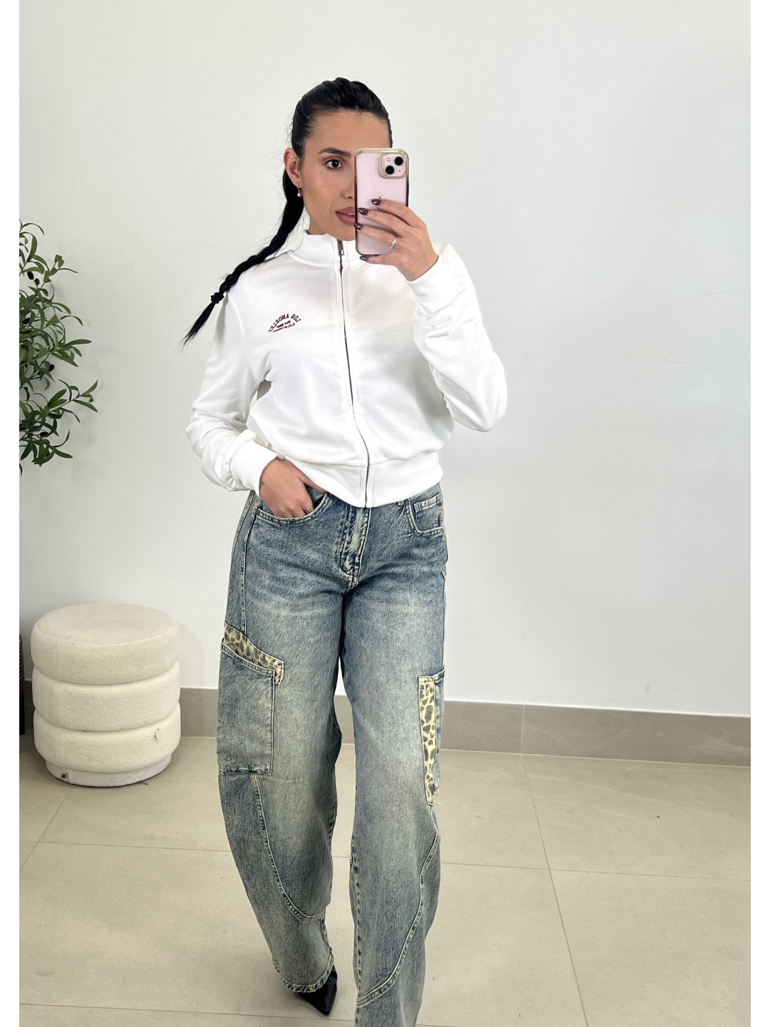 Sudadera cremallera los angeles