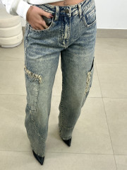 Vaquero detalle  animal print