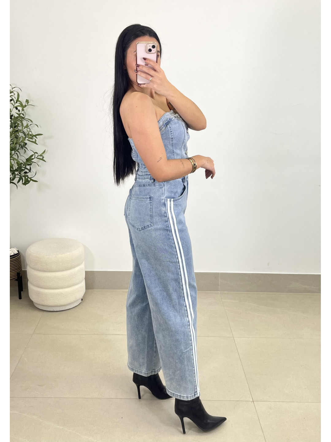 Mono vaquero palabra de honor rayas laterales