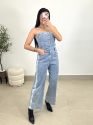 Mono vaquero palabra de honor rayas laterales