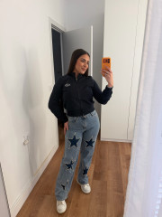 Sudadera cremallera los angeles  azul marino