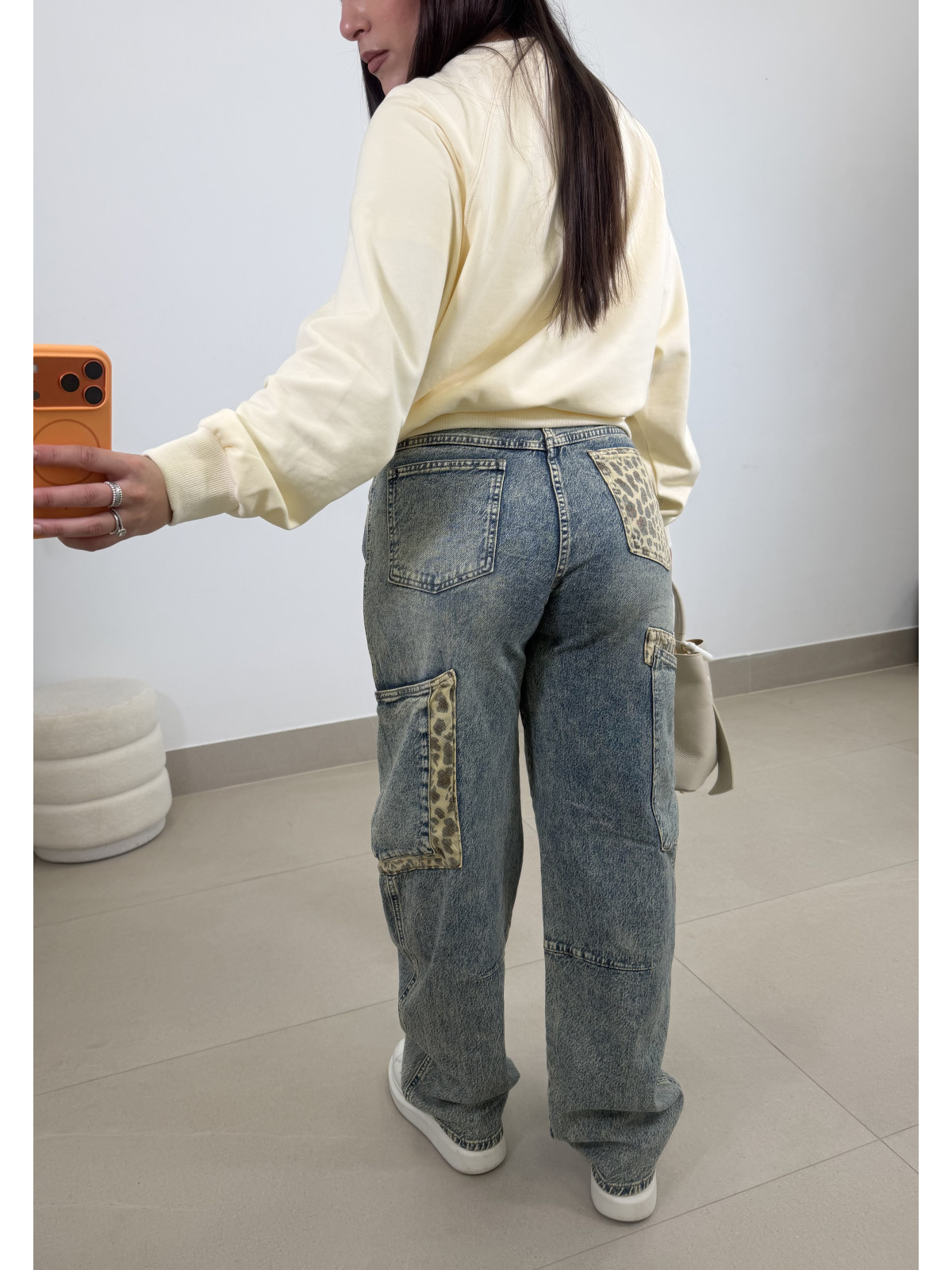 Vaquero detalle  animal print