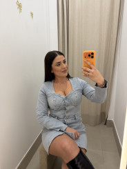 Vestido vaquero escote corazon