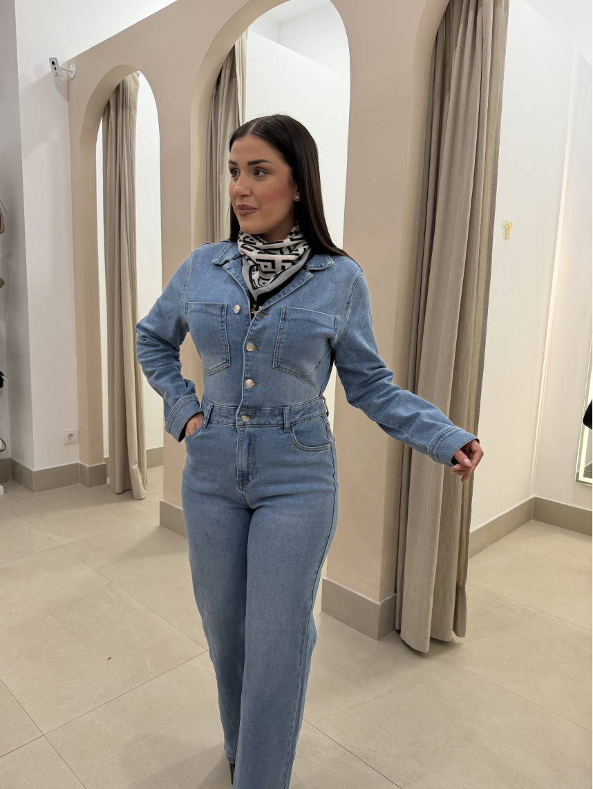 mono vaquero cuello pico