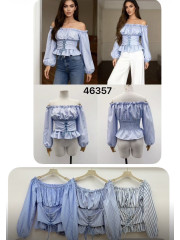 Blusa efecto corse