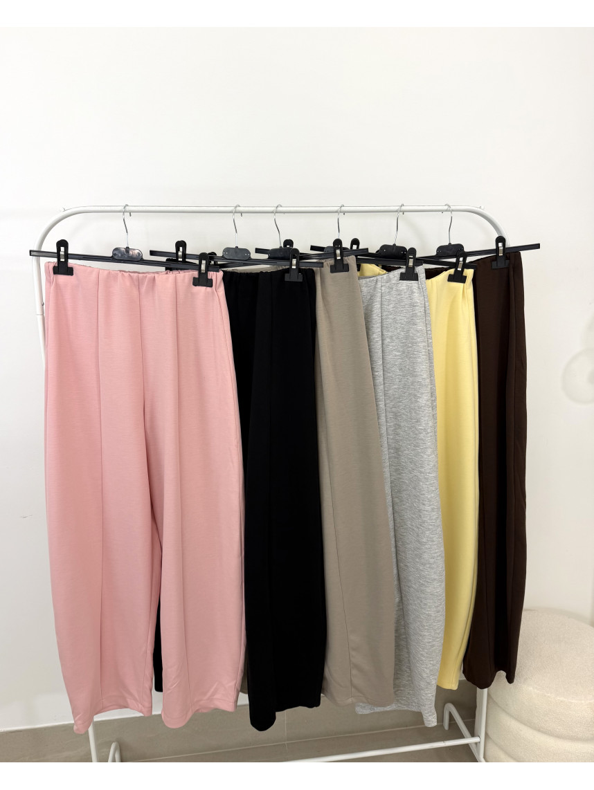 Pantalon pinzas felpa