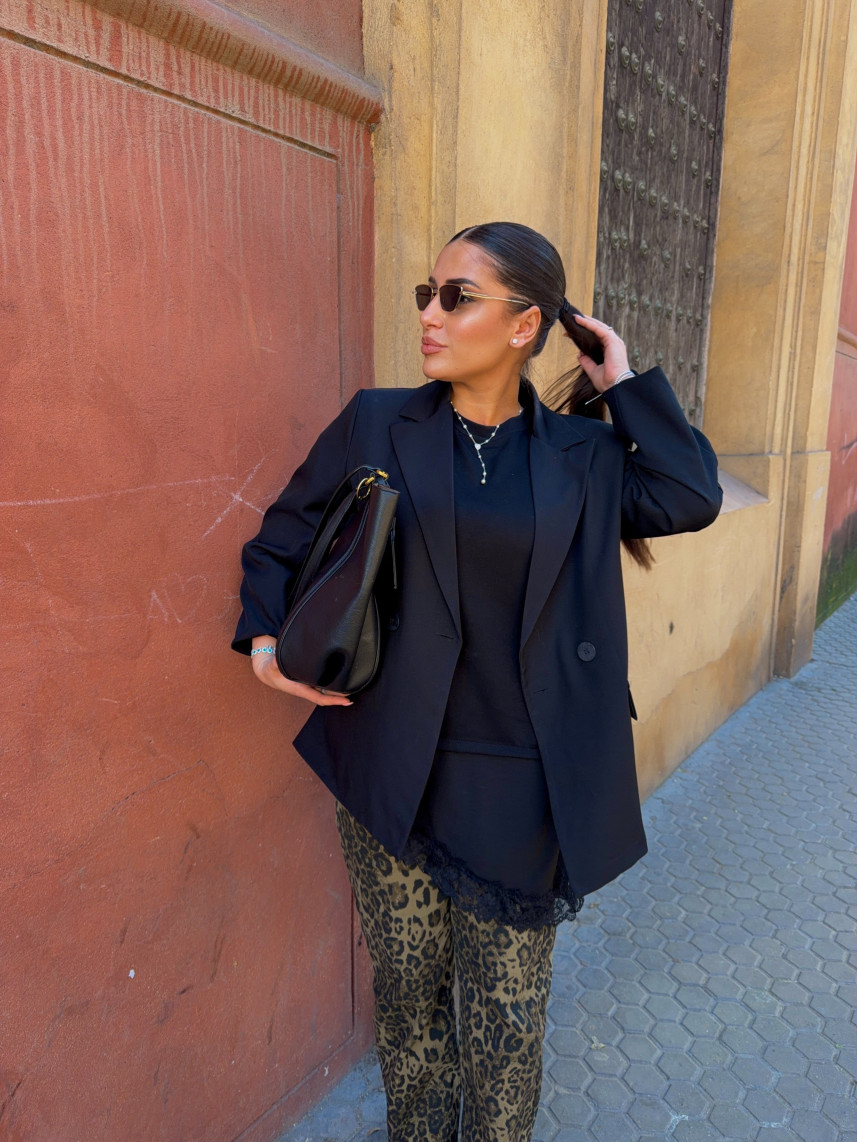 Vaquero animal print  cierre viral