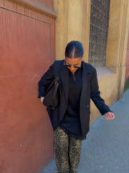 Vaquero animal print  cierre viral