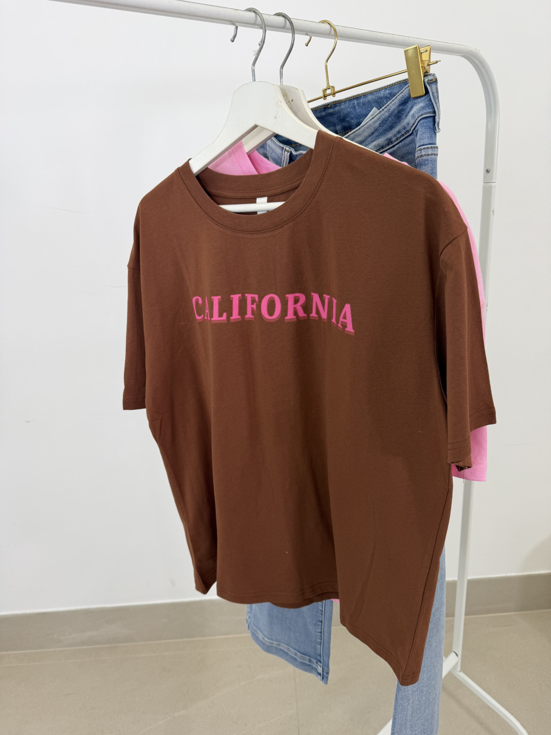 Camiseta california marron