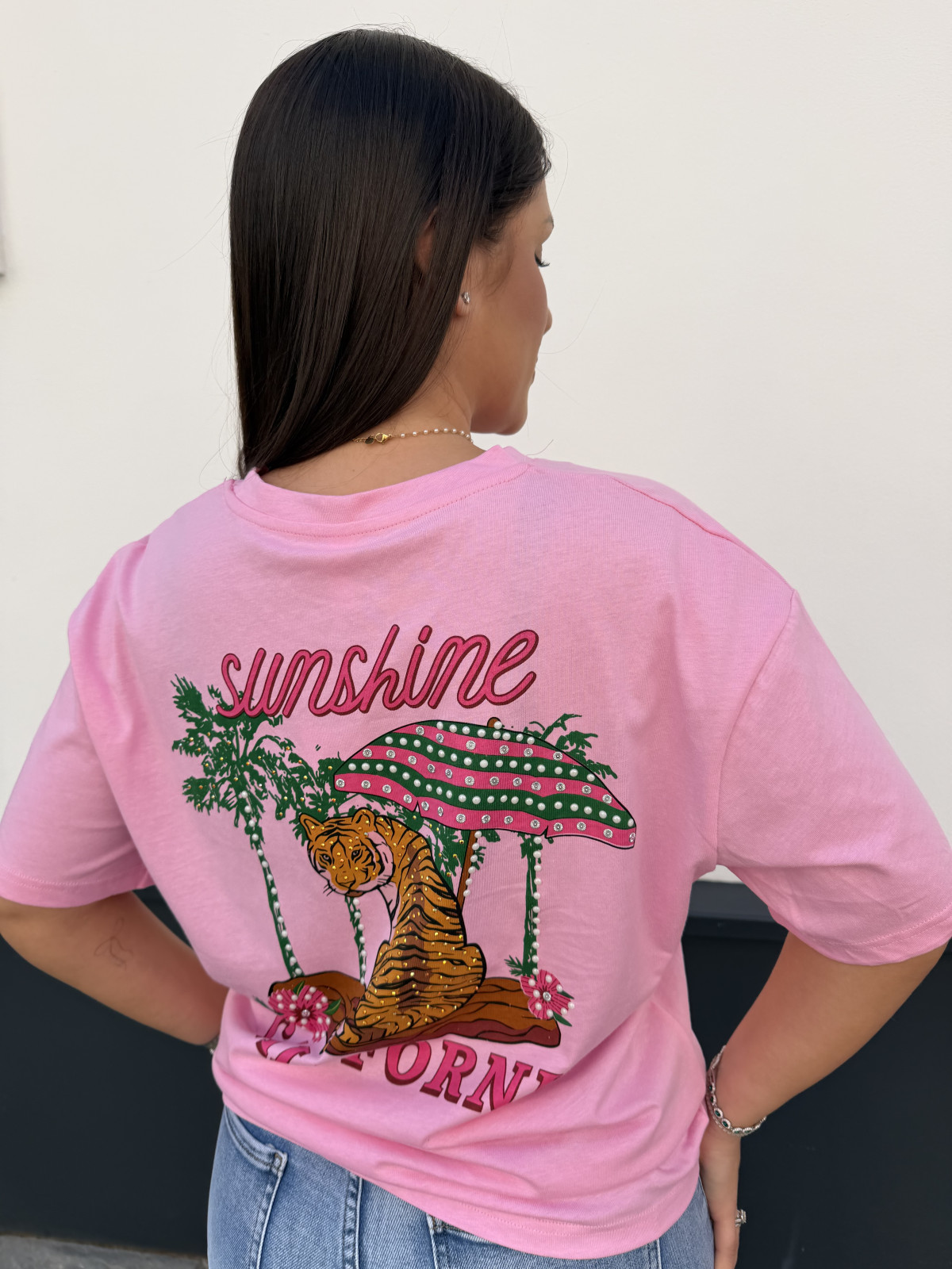 Camiseta california rosa