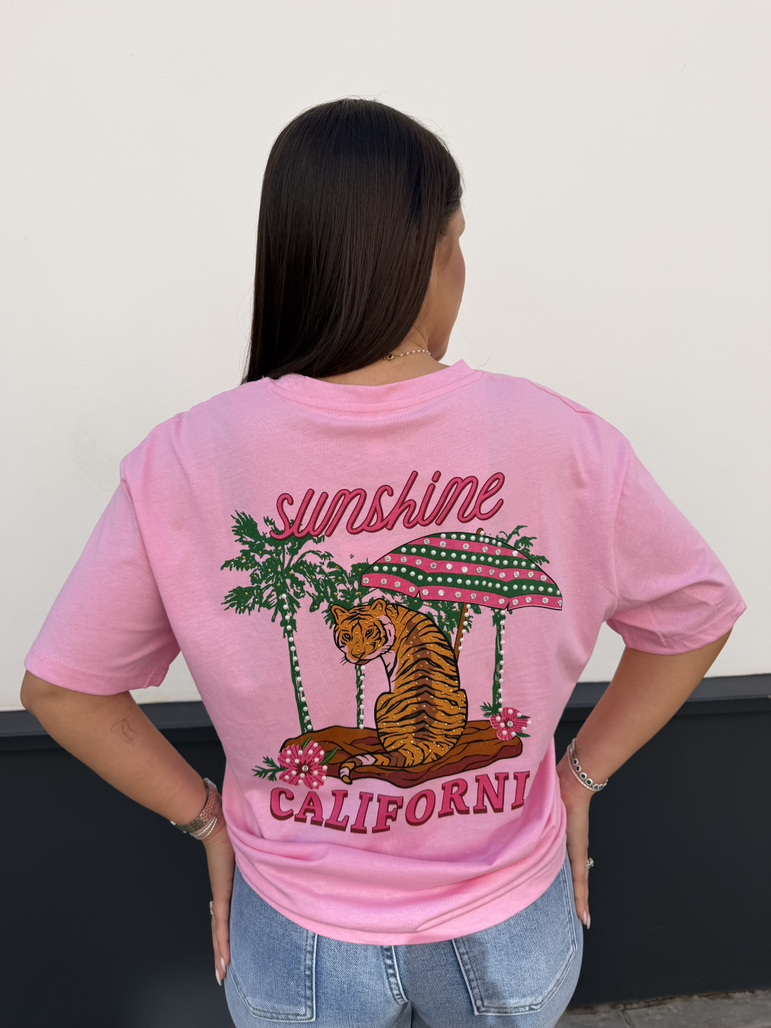 Camiseta california rosa