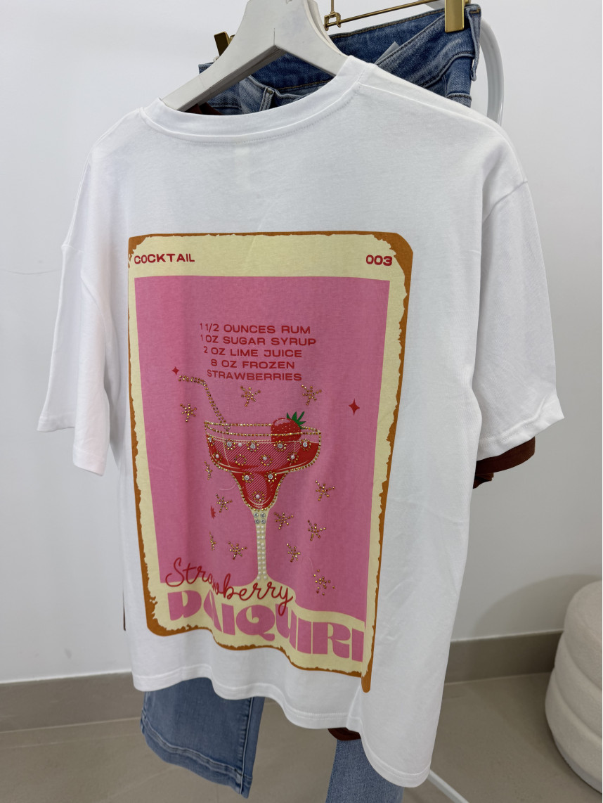 Camiseta daiquiri blanca