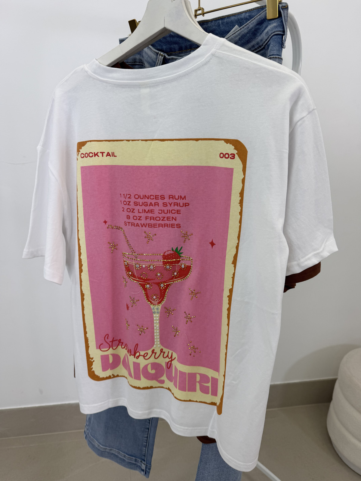 Camiseta daiquiri blanca