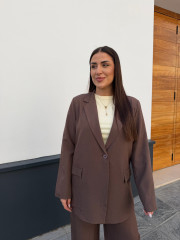 Conjunto Valentina marrón