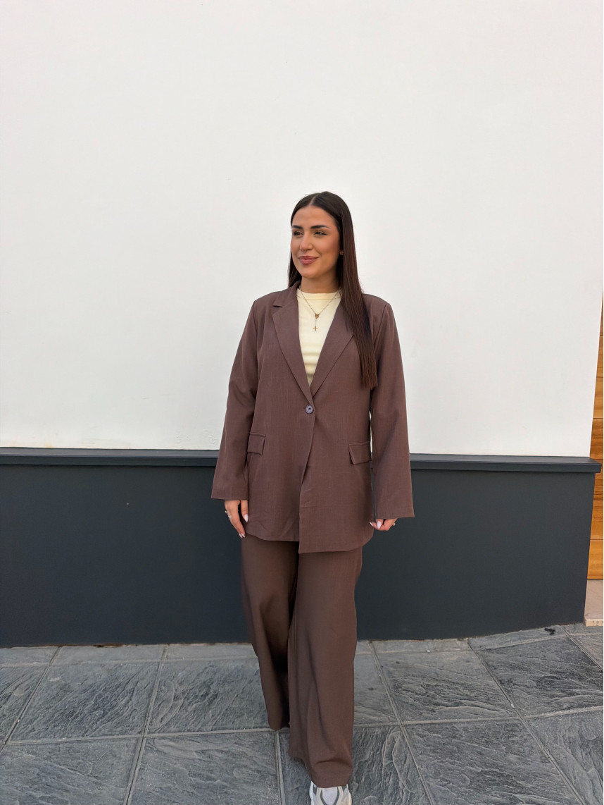 Conjunto Valentina marrón