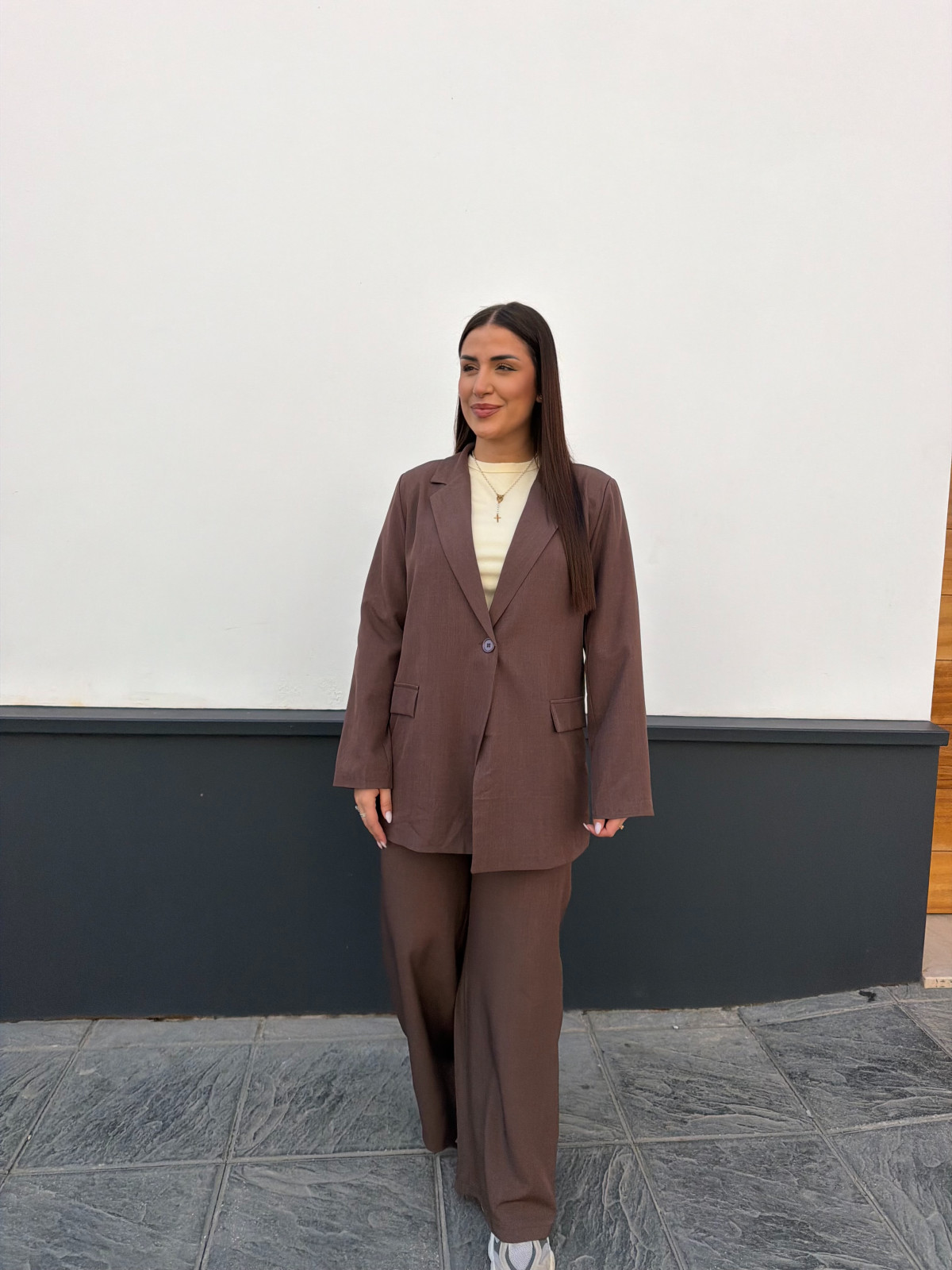 Conjunto Valentina marrón