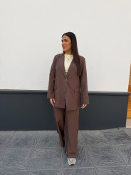 Conjunto Valentina marrón