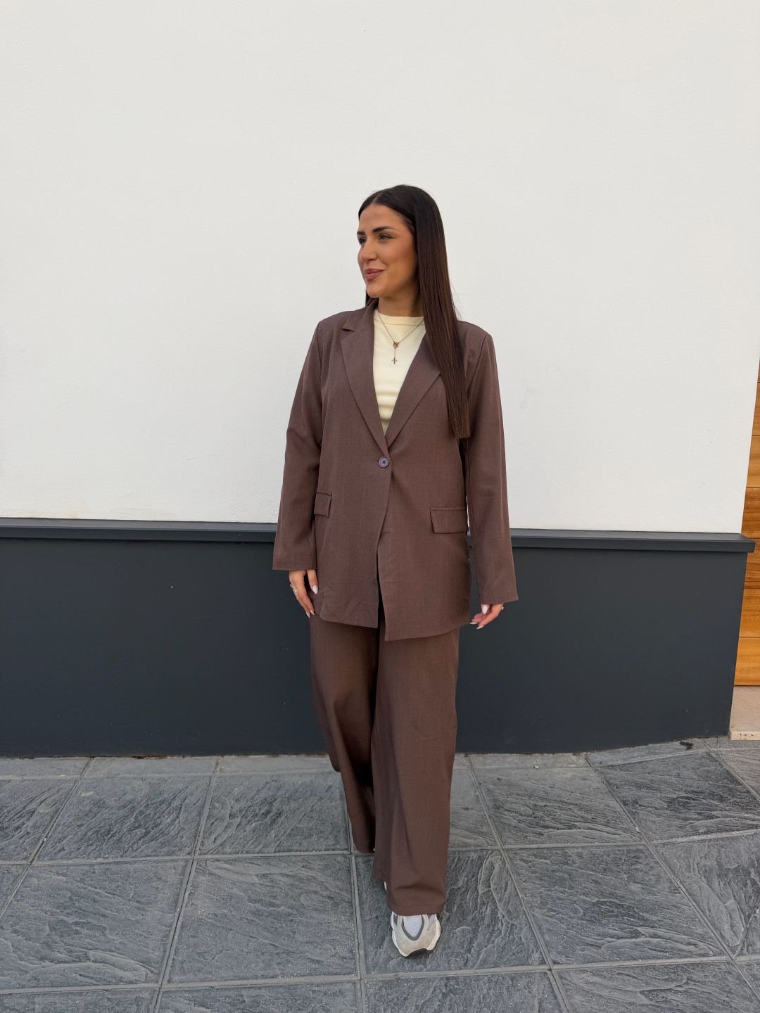 Conjunto Valentina marrón