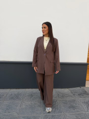 Conjunto Valentina marrón