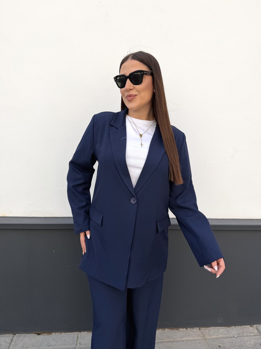 Conjunto Valentina azul marino